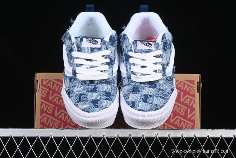 Vans Knu Skool Washed Tie-Dye Low-Top Casual Skate Shoes - VN000CS0239