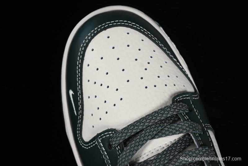 Nike SB Dunk Low Stussy Collaboration - Navy Starry Sky Anniversary Custom Low-Top Casual Skate Shoes - BB9898-003