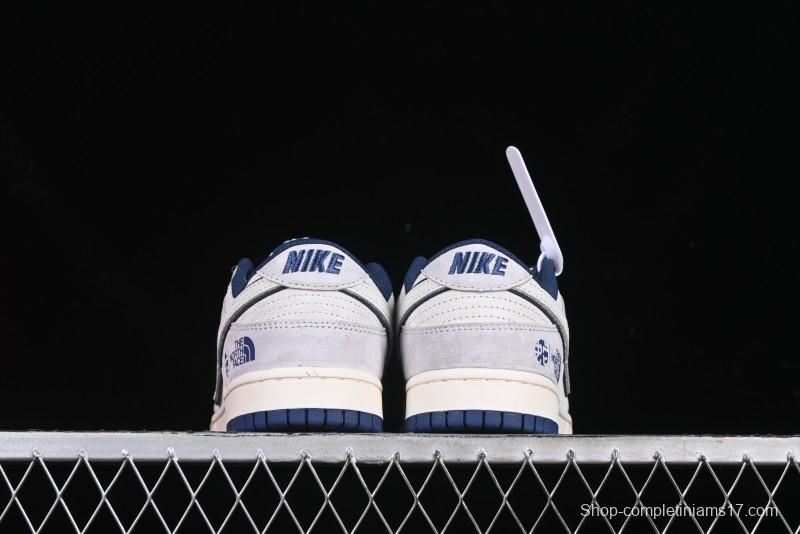 Nike SB Dunk Low The North Face Year of the Snake Collaboration Anniversary Edition Custom Low-Top Casual Skate Shoes - DM6868-014
