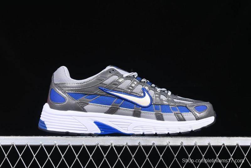 Nike P-6000 PRM Retro Casual Dad Shoes with Layered Design and Lightweight Construction - BV1021-006