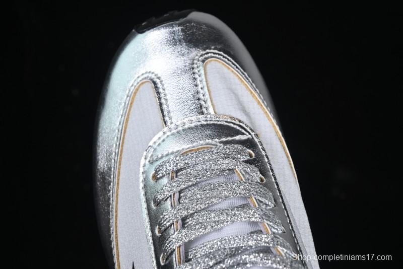 Golden Goose Marathon Silver Comfortable Low-Top Lifestyle Sneakers - X.E5