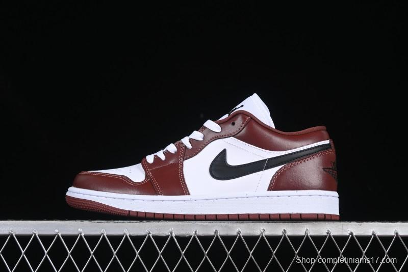 Nike Air Jordan 1 Low AJ1 White University Red Casual Sneakers - HF3148-102