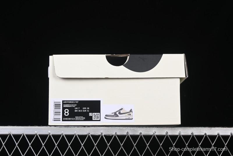 Nike Air Force 1 '07 Low The North Face Collaboration - Black Leather Low-Top Casual Sneakers - CH6336-513