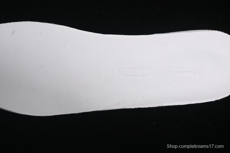 Alexander McQueen Oversized Sneakers with Red Suede Heel Detail - D.E5