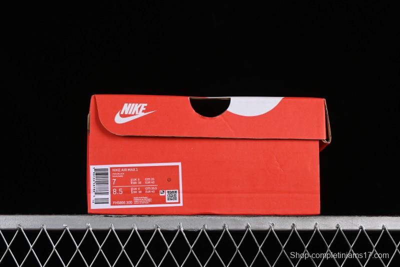 Nike Air Max 1 Retro Running Shoes with Half-Sole Air Cushion - FN5866-300