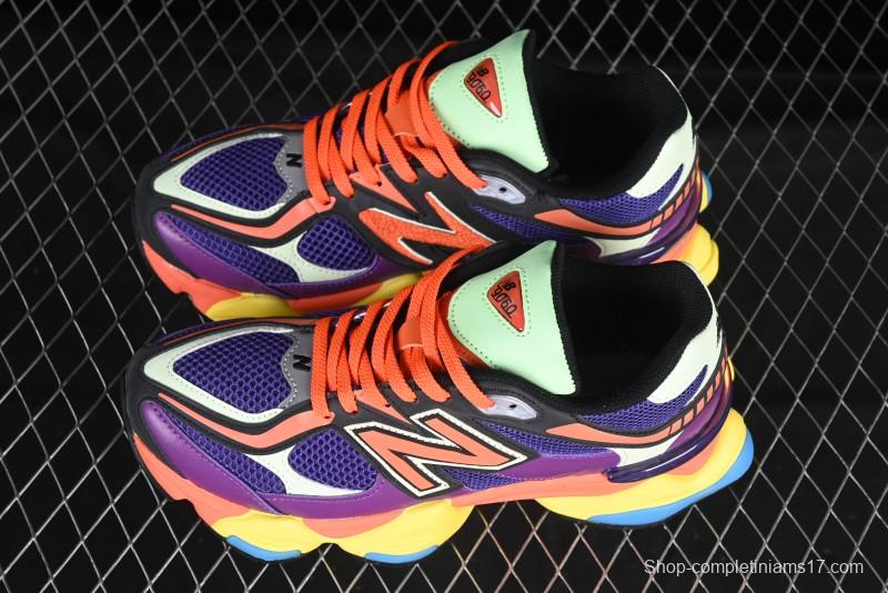 New Balance 9060 Retro Casual Running Sneakers with ABZORB Cushioning Technology - U9060NBX