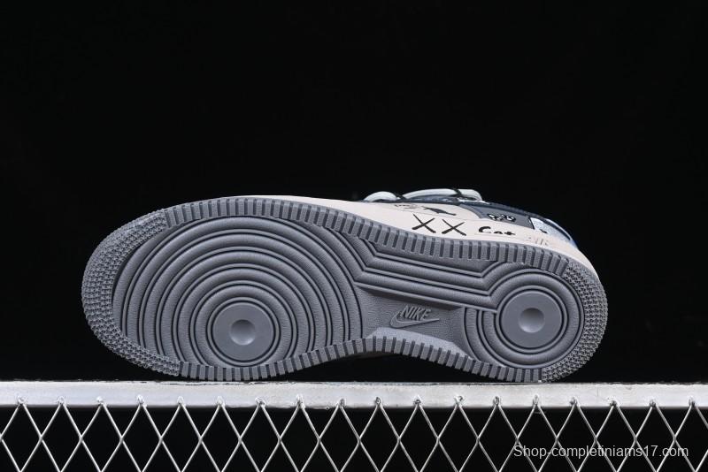 Nike Air Force 1 '07 Low British Blue Cat Casual Lace-Up Sneakers - KS6896-333