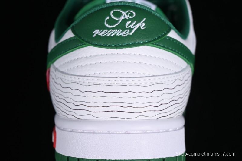 Supreme x Nike Dunk Low SB Skate Shoes with Zoom Air Cushion - XD6188-033