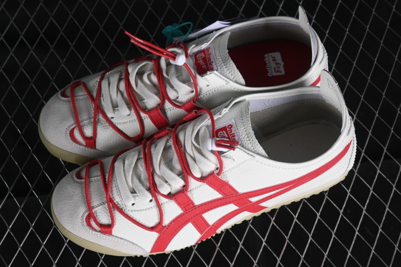 OnitsukaTiger Mexico 66 Low-Top Lace-Up Casual Running Shoes - 1183C216-100
