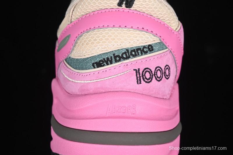New Balance 1000 Series Retro Dad Style Low-Top Casual Running Shoes - M1000MC