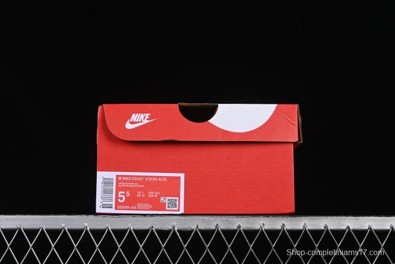 Nike Court Vision Alta Casual Sneakers with Thick Sole for Campus Wear - DZ5394-103