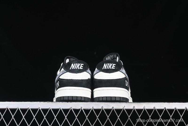 Nike SB Dunk Low Dior Collaboration Anniversary Edition Customized Low-Top Casual Sneakers - DJ2024-084