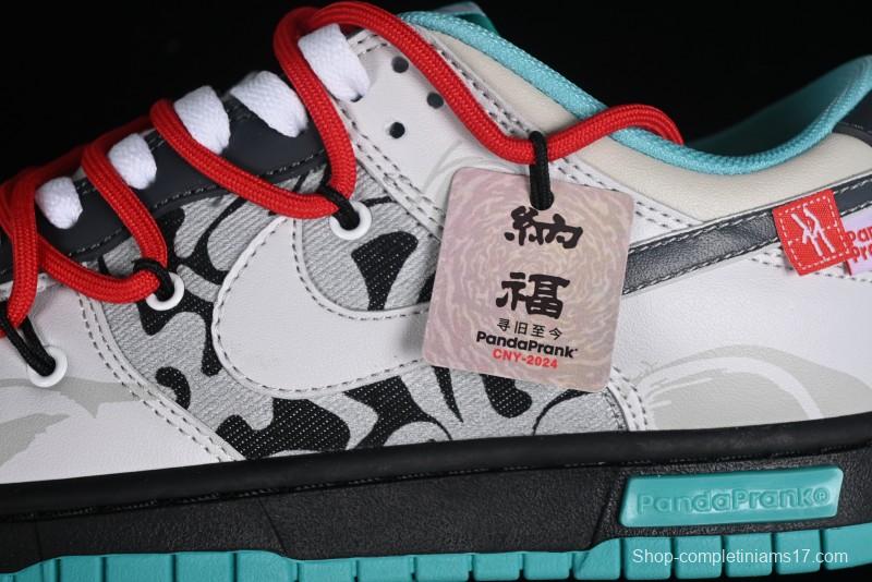 Nike Dunk Low Panda Prank CNY Year of the Dragon Limited Edition SB Low-top Casual Sneakers - DV0831-101