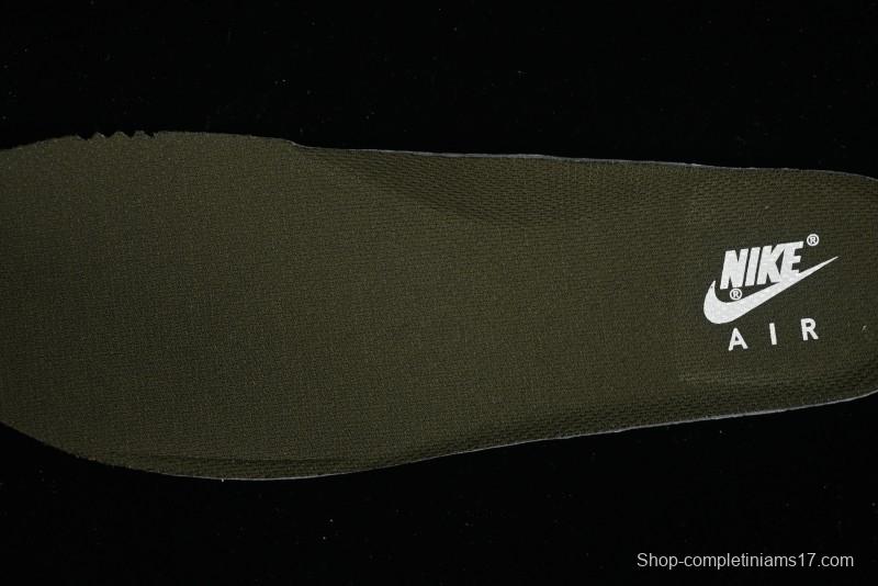 Nike Air Force 1 '07 Low Casual Sneakers in White Green Colorway - CQ5059-110