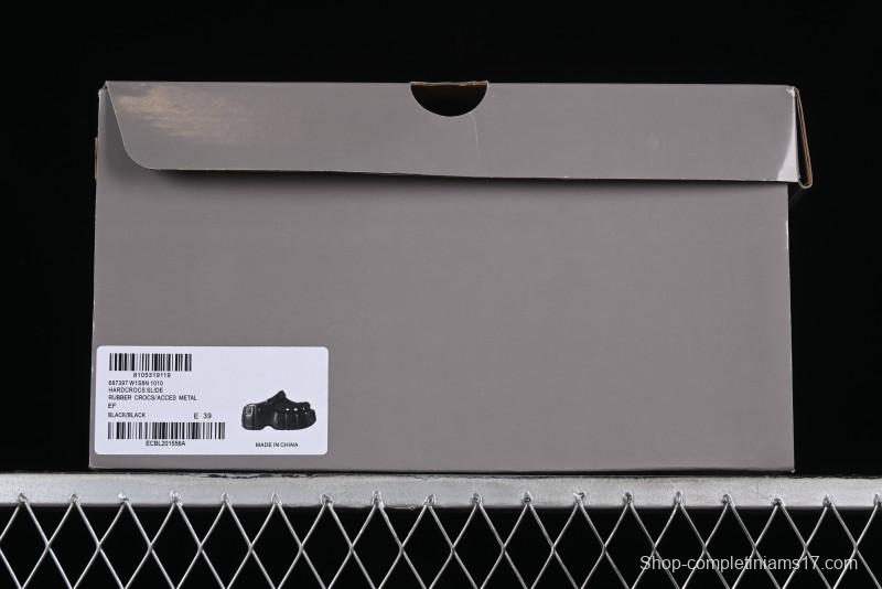 Balenciaga Hardcrocs Slide EVA Round-Toe Ultra Thick Sole Clog Sandals - W1S8N1010