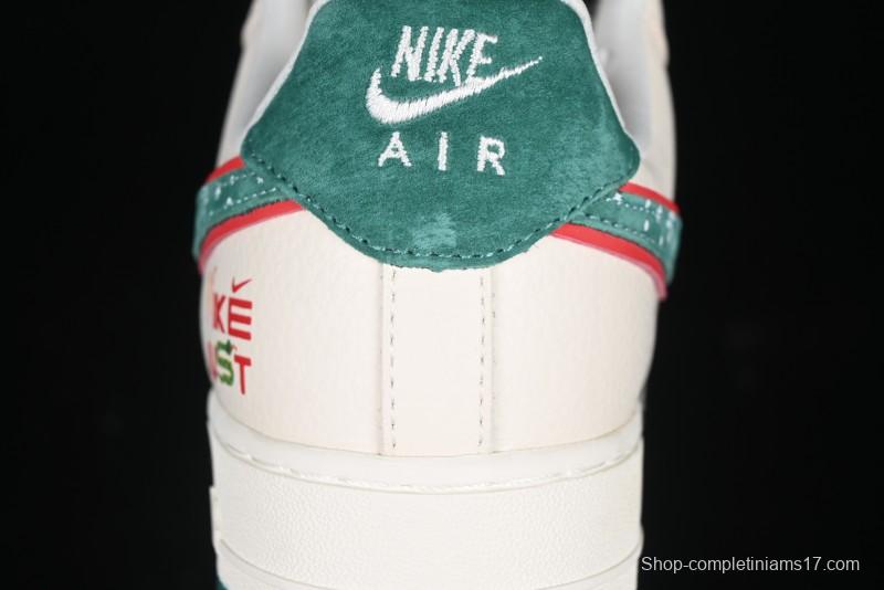 Nike Air Force 1'07 Low Just Collaboration - Christmas Tree Low-Top Casual Sneakers - DF0188-034