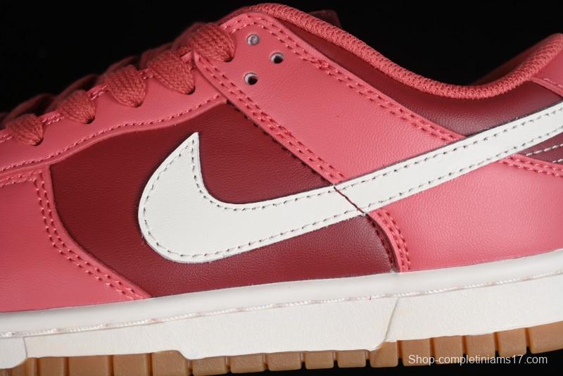 Nike Dunk Low SB Casual Sneakers in Strawberry Bear Colorway - DD1503-603