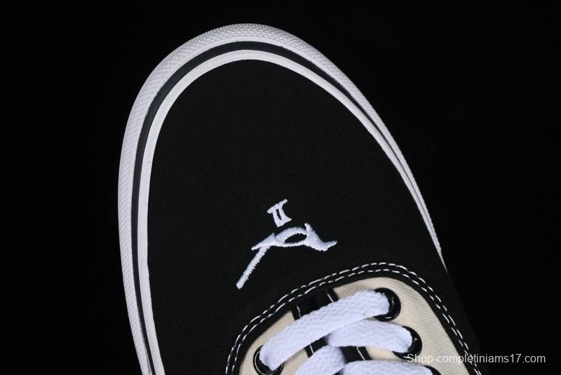 Vans Authentic Peace Dove Series Classic Canvas Patchwork Low-Top Skate Shoes - VN0009VBPB