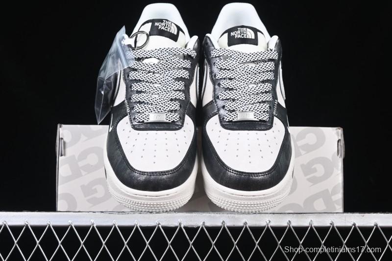Nike Air Force 1 '07 Low The North Face Collaboration - Leather Graffiti Casual Sneakers - DM6688-008
