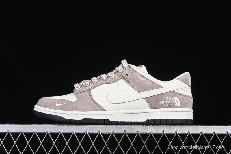 Nike SB Dunk Low The North Face Collaboration Anniversary High-End Custom Low-Top Casual Skate Shoes - DJ2024-063