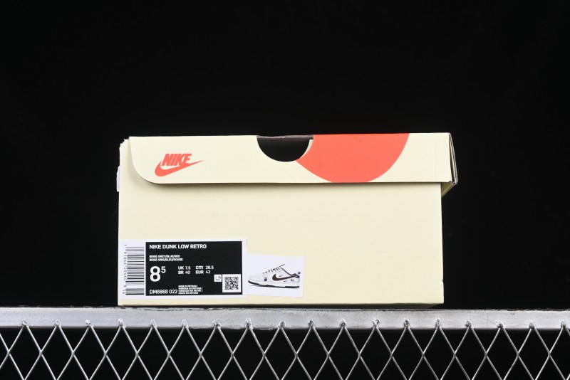 Nike SB Dunk Low Stussy Collaboration Black Burgundy Swoosh Anniversary Custom Low-Top Casual Skate Shoes - DM6868-022