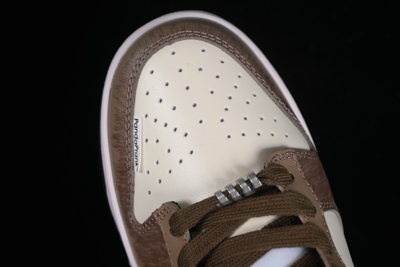 Nike Dunk Low Panda Prank Street Racing Electro Rust Distressed SB Strap Low-Top Casual Sneakers - DD1391-100