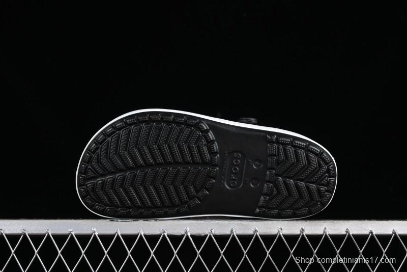 Crocs Crocband Platform Rainbow Comfortable Thick-Soled Clogs - B.D4