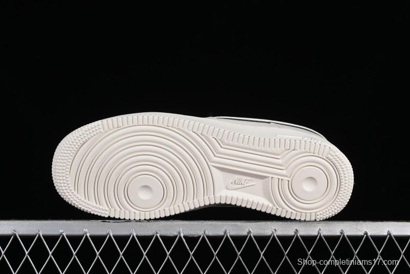 Nike Air Force 1 '07 Low Classic Military Green Mini Swoosh Starry Sky Casual Sneakers - MJ0319-022