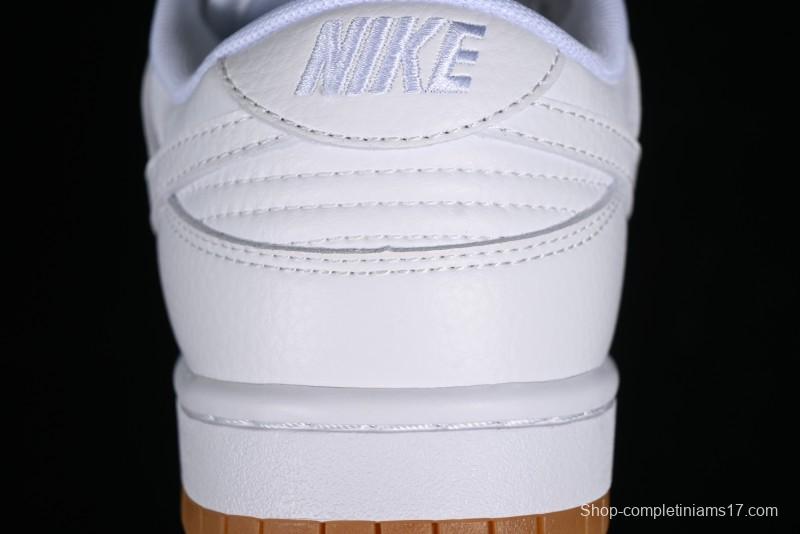 Nike SB Dunk Low Casual Skate Shoes with White and Gum Sole - 311369-100