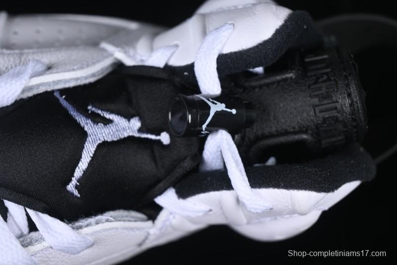 Nike Air Jordan 6 Retro White And Black Basketball Shoes - CT8529-112