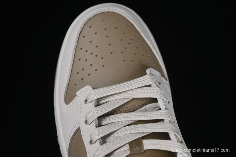 Nike Dunk Low Retro Premium Casual Sneakers in Caramel Cream - HQ1175-240