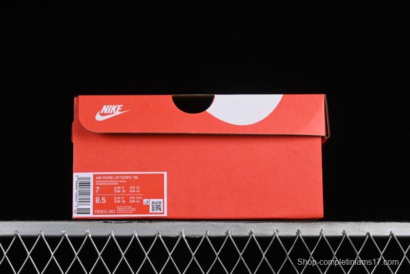 Nike Air More Uptempo 96 QS Scottie Pippen OG Series Classic High Street Versatile Casual Sports Culture Basketball Shoes - FB3021-001