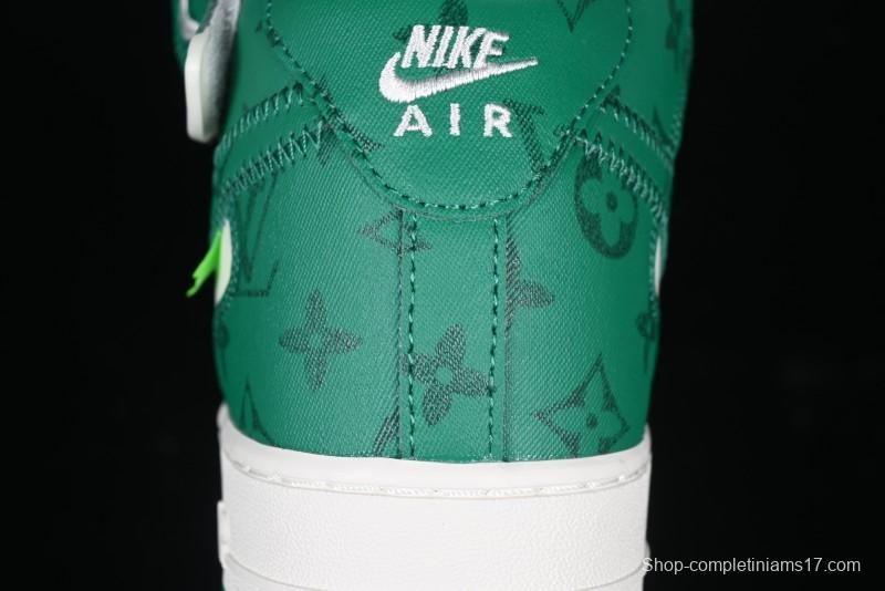 Nike Air Force 1 '07 Mid Casual Sneakers in Green - LL0222-002