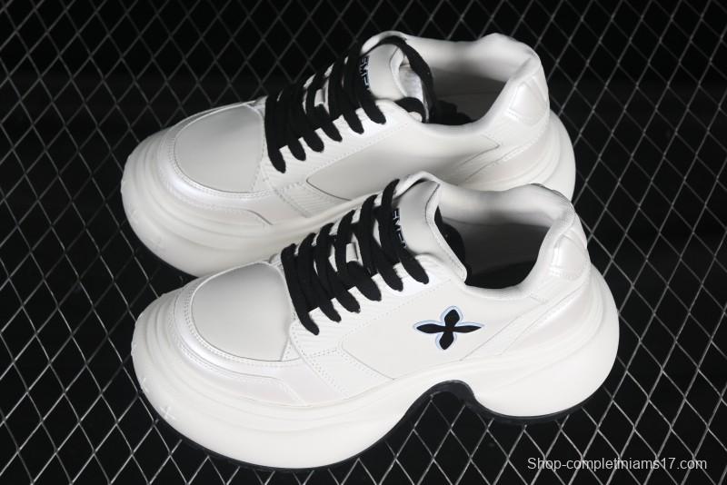 SMFK FUTURE RIPPLE Low-Top Fashion Sports Casual Shoes in White - AJD4