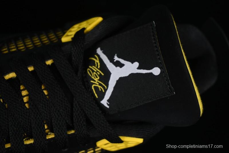 Nike Air Jordan 4 Retro Basketball Shoes Thunder - DH6927-017