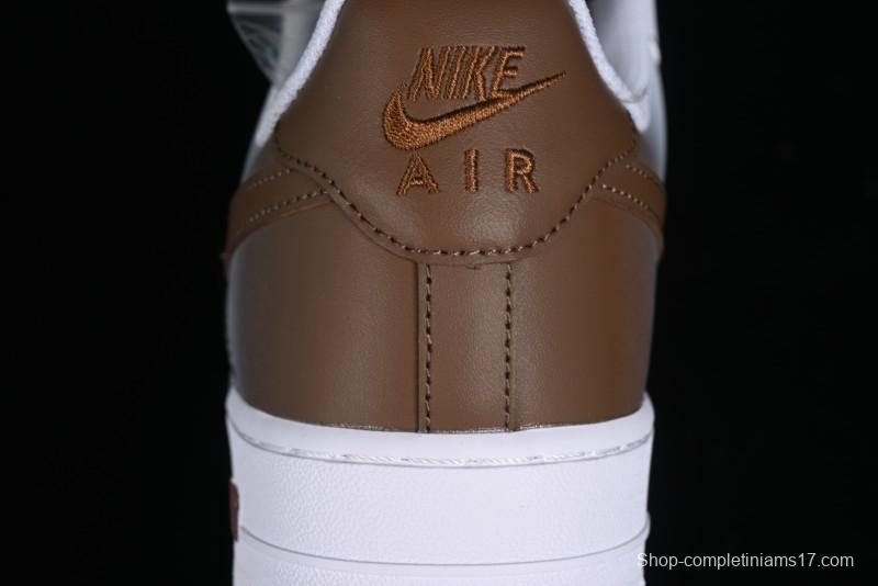 Nike Air Force 1 '07 Low Custom Anime Theme Gradient Brown Swoosh Casual Sneakers - FN0366-103