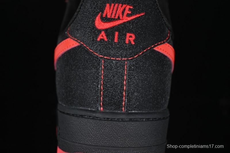 Nike Air Force 1 '07 Low Casual Sneakers in Heartbeat Orange with Full-Length Air Cushion - DF0188-015