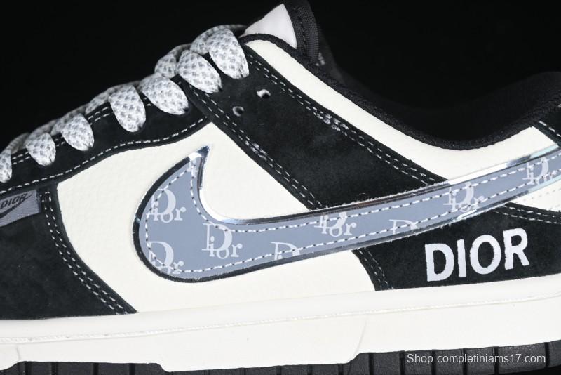 Nike SB Dunk Low Dior Collaboration Anniversary Edition Customized Low-Top Casual Sneakers - DJ2024-084
