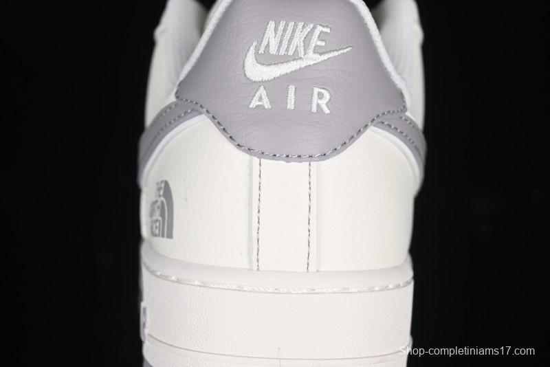 Nike Air Force 1 '07 Low The North Face Collaboration Beige Grey Red Label Casual Sneakers - BB7518-009