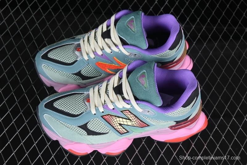 New Balance 9060 Retro Casual Running Sneakers with ABZORB Cushioning Technology - U9060WRB
