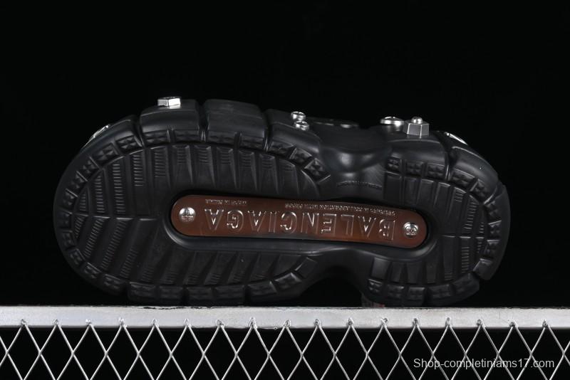 Balenciaga Hardcrocs Slide EVA Round Toe Ultra Thick Sole Clog Sandals - W1S8N1081