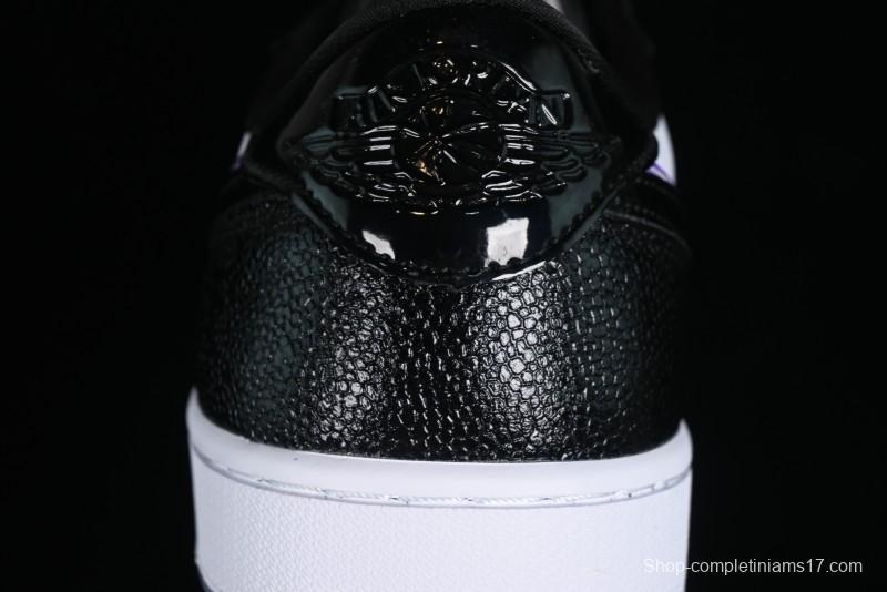 Nike Air Jordan 1 Low Golf AJ1 Retro Golf Shoes with Laser Patent Leather and Double Hook Design - FZ4159-100