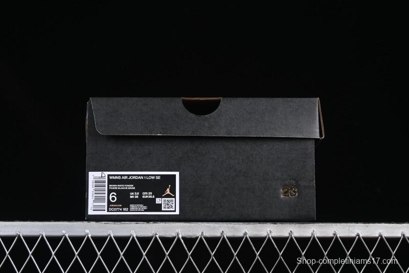 Nike Air Jordan 1 Low AJ1 Mocha Pink Casual Lifestyle Sneakers - DC0774-182