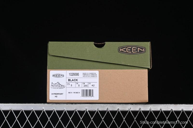 Keen Newport H2 Outdoor Sports Water Sandals with Toe Protection - 1026686BLACK