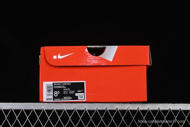 Nike Air Max 1 Retro Running Shoes with Half-Sole Air Cushion - HQ5882-100