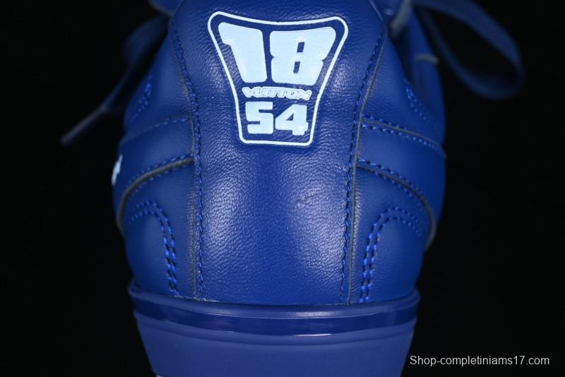 Louis Vuitton Footprint Soccer Low-Top Lifestyle Sneakers Blue - AJF6