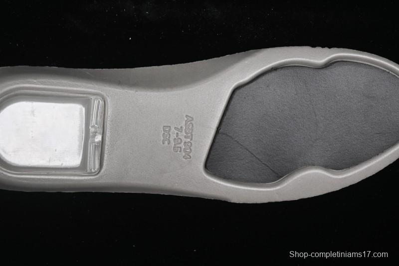 Nike SB Dunk Low Aluminum Skateboarding Shoes with Black Blue White Swoosh - HF3063-400