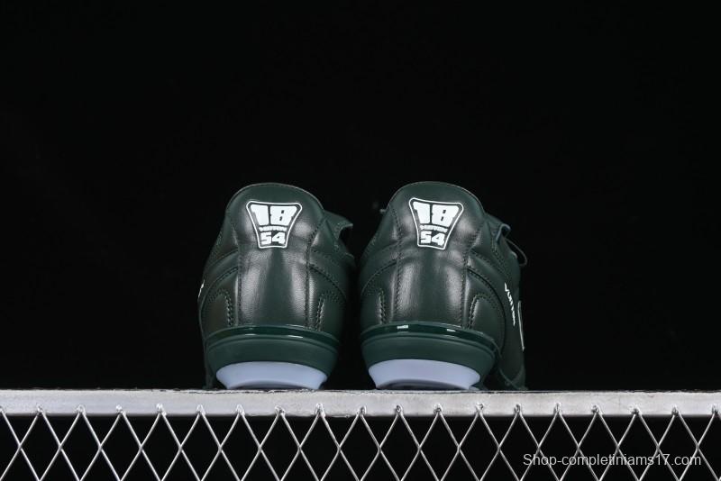 Louis Vuitton Footprint Soccer 2025 Spring Summer Collection Round Toe Lace-Up Low Top Lifestyle Casual Shoes - D.GREEN