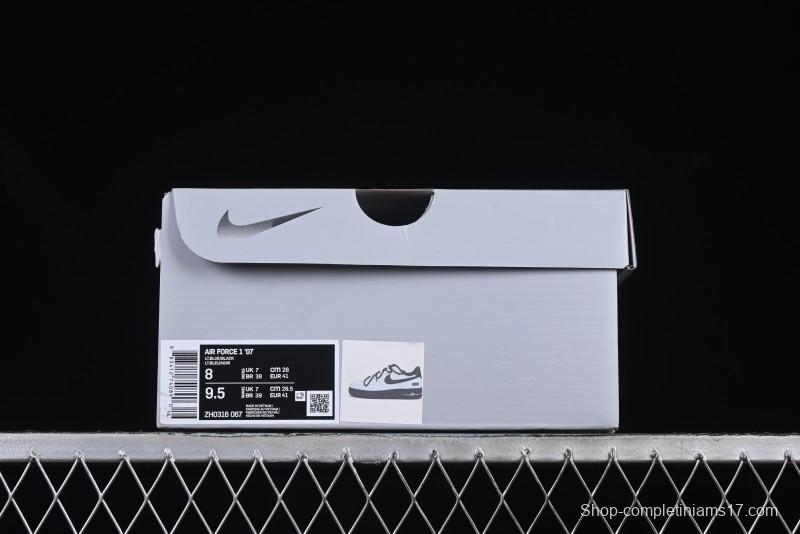 Custom "I Love U" Black & White Sneakers - Sleek Barcode Design