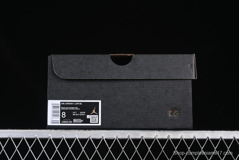 Nike Air Jordan 1 Low AJ1 Patriot Blue Red Low-Top Casual Lifestyle Sneakers - CZ8454-400